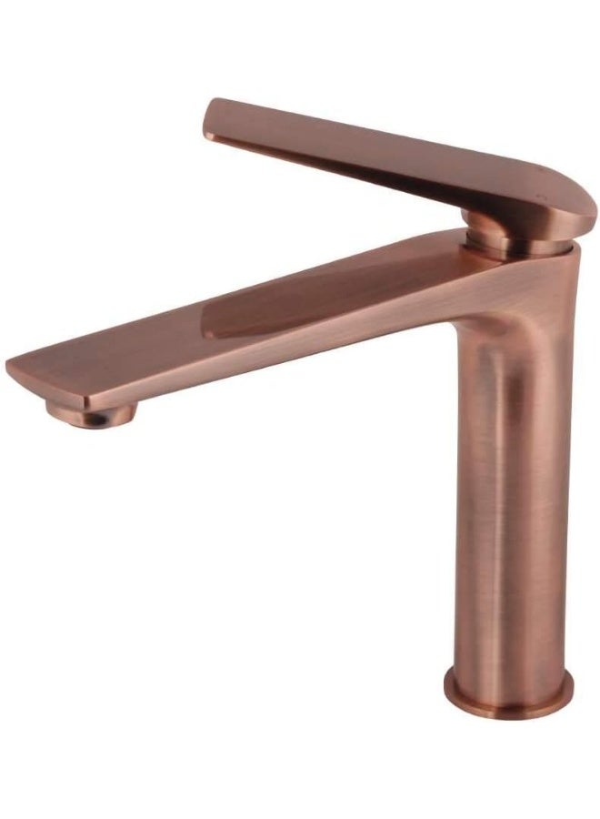 واي دي صنبور حوض حمام عصري بمقبض واحد، صنبور خلاط حوض طويل، يُثبت على سطح الحوض، يتميز بتدفق مياه سلس، سهل التركيب. - Image 3